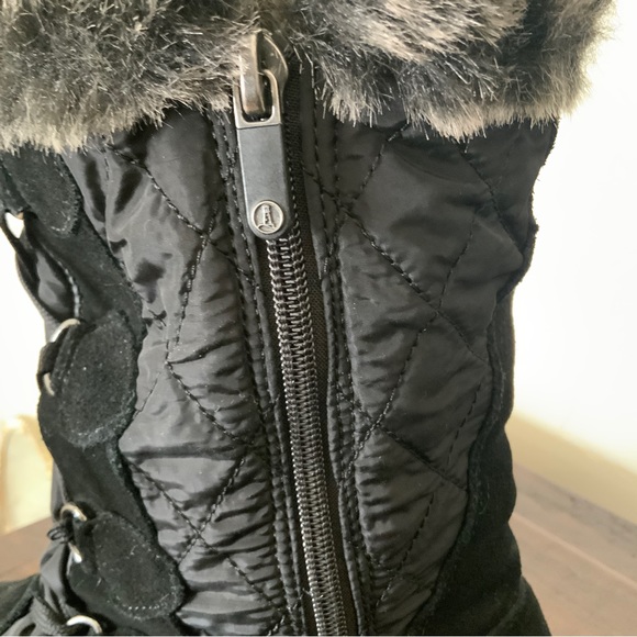 Lands’ End Insulated Winter Snow Boots Black Size 9 - Picture 6 of 13